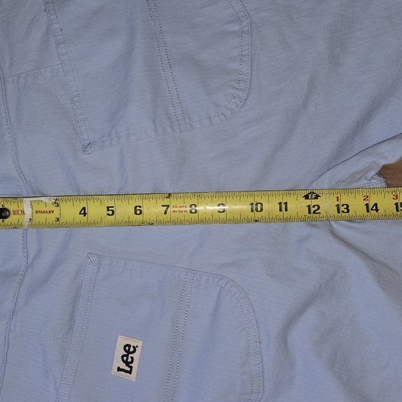 Lee Light Blue Cropped Pants B1 - Picture 2 of 10